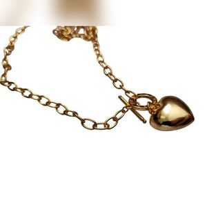 Heart charm necklace